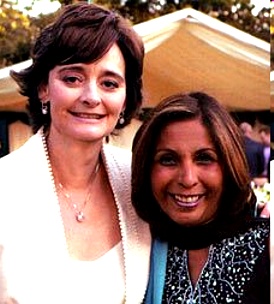 Nighat Awan with Cherie Blair